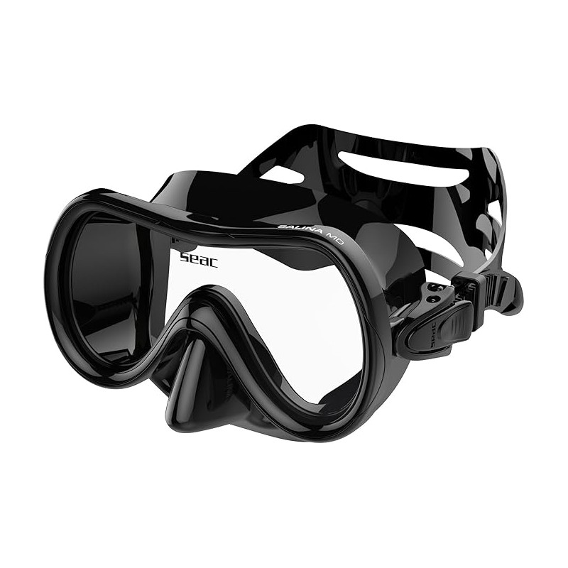 Outlet Maska do nurkowania okulary Seac SALINA MD SLT czarne