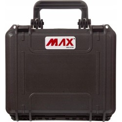 Outlet Max Cases szczelna walizka czarny 25.8x24.3 x11.7 cm ergonomiczna