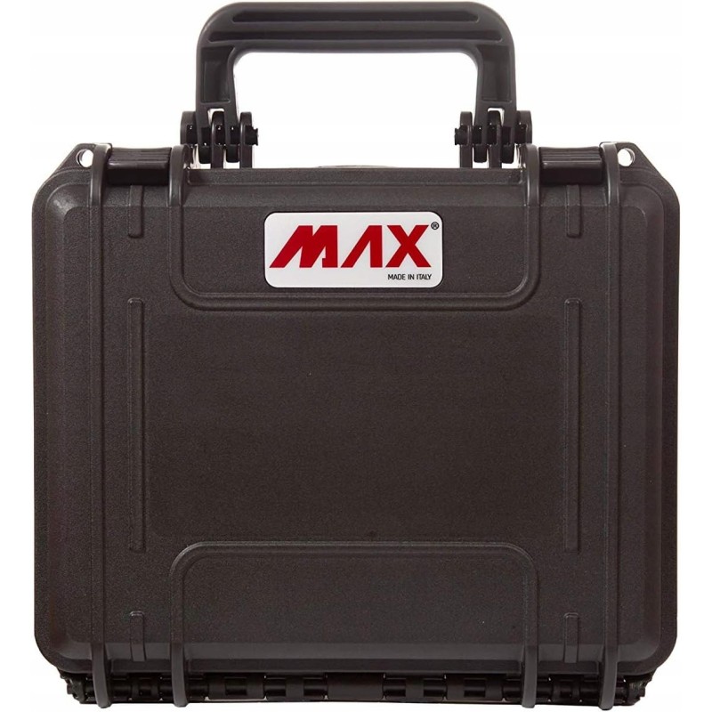 Outlet Max Cases szczelna walizka czarny 25.8x24.3 x11.7 cm ergonomiczna