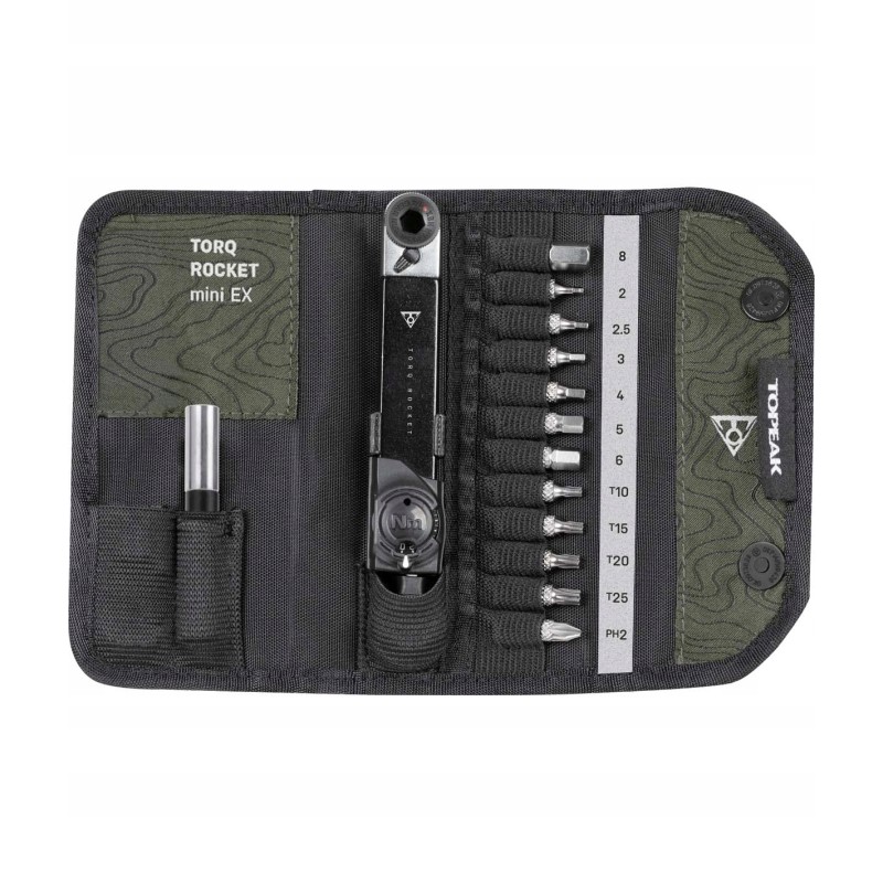 Zestaw dynamometryczny Topeak Torq Rocket Mini EX 2-10Nm odwracalna głowica