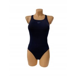 Kostium jednoczęściowy damski Speedo sportowy r. 36 granatowy elastyczny UV