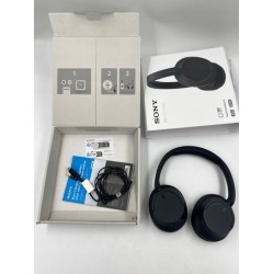 Outlet Słuchawki bezprzewodowe nauszne Sony WHCH720 czarne