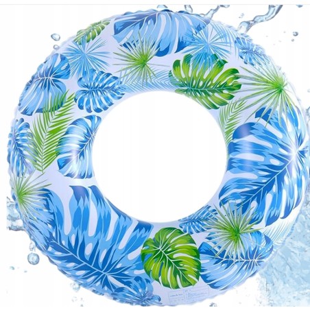 Outlet Duży dmuchany pierścień do pływania dla dorosłych z uchwytami OPIS