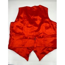 Outlet Kamizelka męska Smiffys z cekinami czerwona r. L strój karnawał HIT