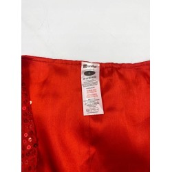 Outlet Kamizelka męska Smiffys z cekinami czerwona r. L strój karnawał HIT