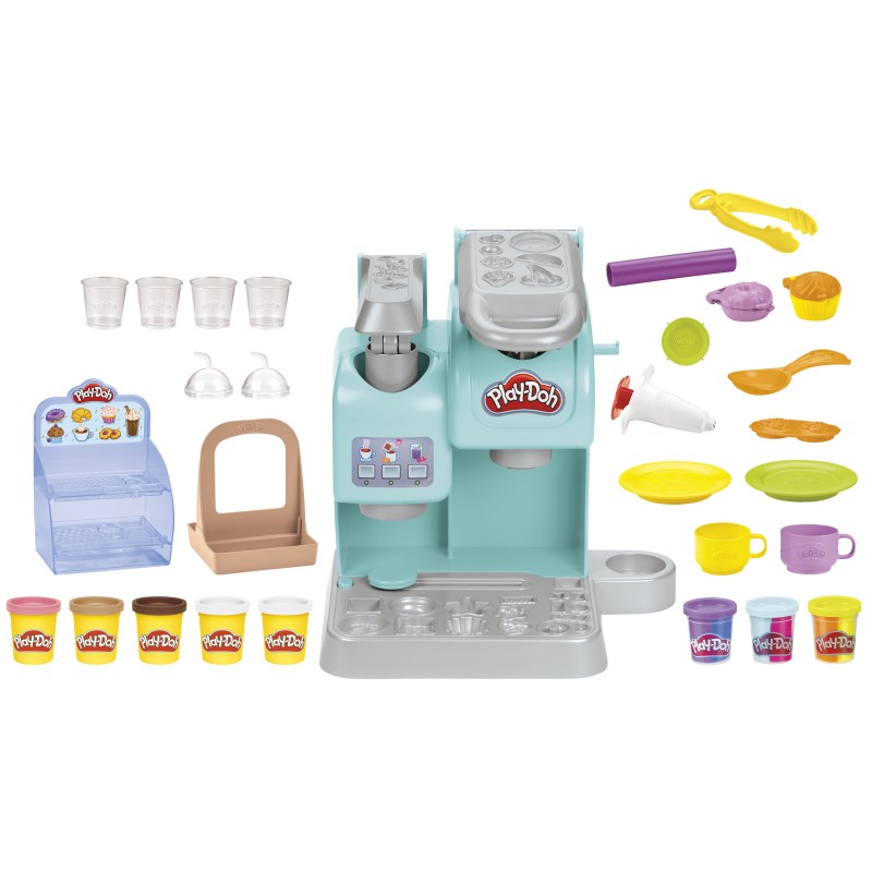 Play Doh Ciastolina Kolorowa Kawiarnia Zabawka Hasbro F5836 CE EN ZESTAW