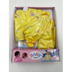 Baby born Strój przeciwdeszczowy dla lalki Deluxe 39 - 43cm +3 CE żółty