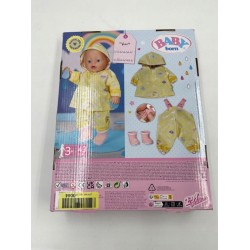 Baby born Strój przeciwdeszczowy dla lalki Deluxe 39 - 43cm +3 CE żółty