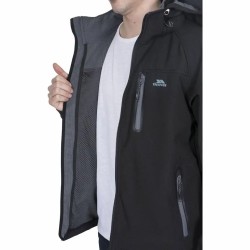 Trespass kurtka męska softshell odpinany kaptur 19 Series r. M czarny