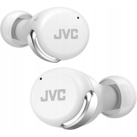 Outlet Słuchawki bezprzewodowe douszne JVC HA-Z330T-W Bluetooth zasięg 10 m