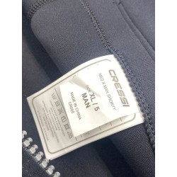 Outlet Pianka do nurkowania dla mężczyzn CRESSI MED X rozmiar XL 2,5mm OPIS