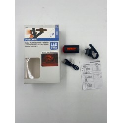 Outlet Oświetlenie rowerowe Fischer 50326 akumulator IP44 OPIS