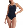 Kostium jednoczęściowy damski Speedo sportowy r. 44 granatowy elastyczny UV