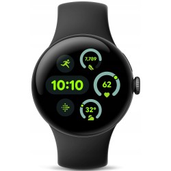 Outlet Smartwatch Google Pixel Watch 3 czarny Bluetooth Wi-Fi Android OPIS