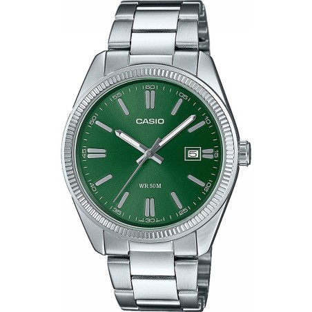 Outlet Zegarek Męski Casio MTP-1302PD-3AVEF srebrny bransoleta 38mm