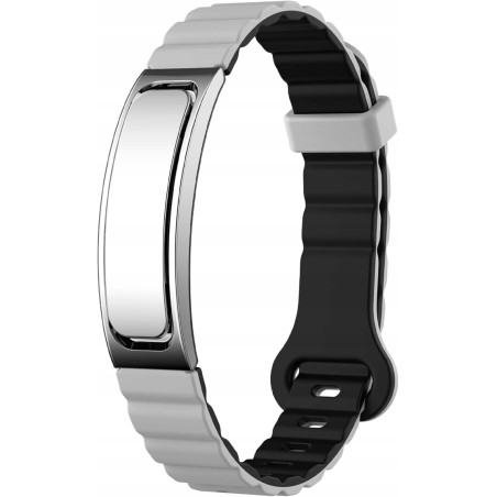 Findtime Fitness Tracker Krokomierz Wodoodporny Monitor tętna srebrny