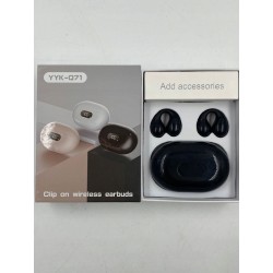 Outlet Słuchawki bezprzewodowe douszne EUQQ Cuffie Bluetooth 5.3 czarne