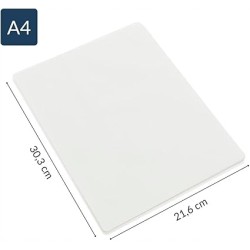 Opakowanie 70 przezroczystych błyszczących torebek do laminowania OPIS