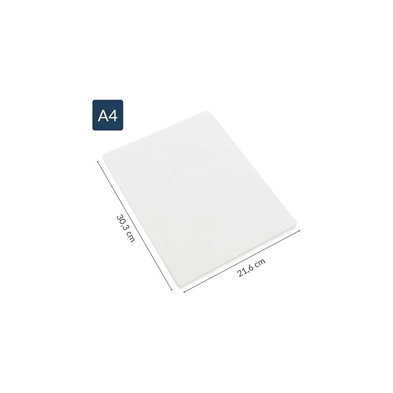 Opakowanie 70 przezroczystych błyszczących torebek do laminowania OPIS