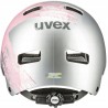 Outlet Kask rowerowy dziecięcy UVEX Kid 3 silver/rose 55-58 cm
