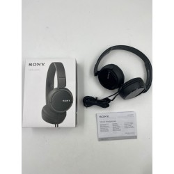 Outlet Słuchawki nauszne przewodowe SONY MDRZX110B Czarne Jack 3,5 mm