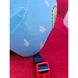 Outlet Kask rowerowy dziecięcy Abus Smiley 3.0 Blue Croco M 50-55cm OPIS