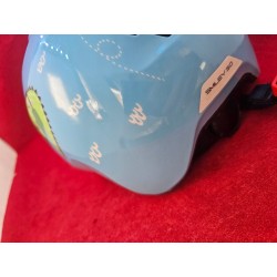 Outlet Kask rowerowy dziecięcy Abus Smiley 3.0 Blue Croco M 50-55cm OPIS