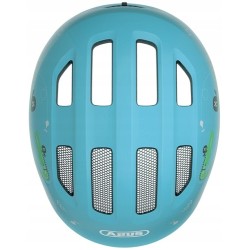 Outlet Kask rowerowy dziecięcy Abus Smiley 3.0 Blue Croco M 50-55cm OPIS