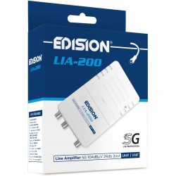 Outlet Wzmacniacz antenowy Edison LIA-200 DVB-T/T2 filtr 5G LTE wewnętrzny