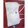Outlet Stanik sportowy adidas Aeroreact Training 3 Stripes r. S biały OPIS