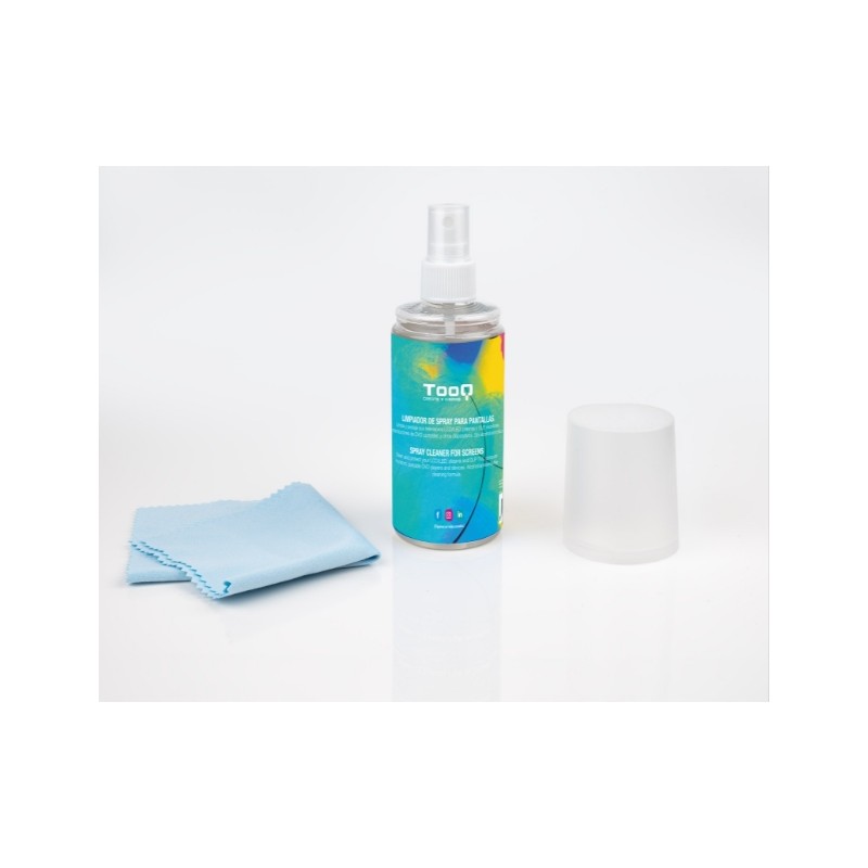 TQSC0016 Zestaw czyszczący w sprayu do ekranów z ściereczką z mikrofibry