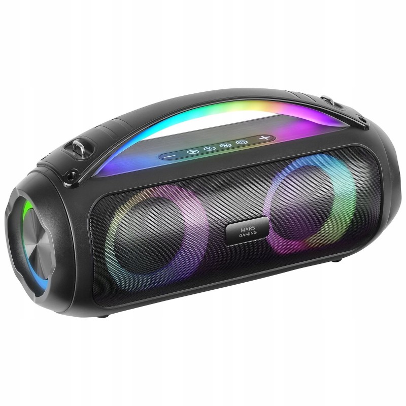 Mars Gaming MS-PULSE Przenośny Głośnik Bluetooth 50W RMS IluminacjaRGB OPIS