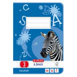 Herlitz zeszyt A5 liniatura 03 papier bezdrzewny 80 g/m² 32 arkuszy OPIS