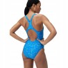 Strój kąpielowy Speedo Hyperboom Allover Medalist niebieski r. 44 XXL UPF