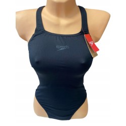 Speedo strój kąpielowy Endurance+ jednoczęściowy czarny r. 38 M ochrona UV