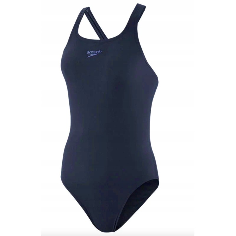 Speedo strój kąpielowy jednoczęściowy Medallist r. 40 L granatowy wygodny