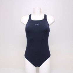 Speedo strój kąpielowy jednoczęściowy Medallist r. 40 L granatowy wygodny