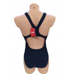 Speedo strój kąpielowy jednoczęściowy Medallist r. 40 L granatowy wygodny