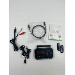 Adapter audio Bluetooth 5.0 SOOMFON nadajnik-odbiornik 3w1 z ekranem OPIS