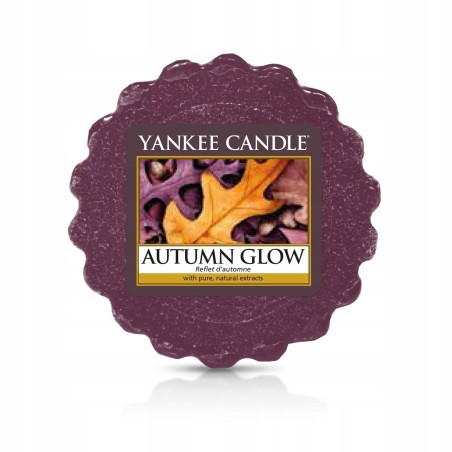 Wosk zapachowy jesienny Yankee Candle Autumn Glow czas palenia do 10h