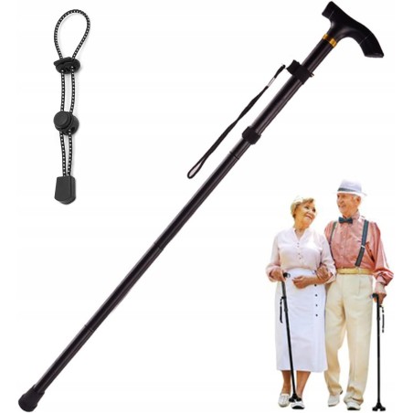 Outlet Składana laska do chodzenia regulowana aluminiowa długość 95 cm