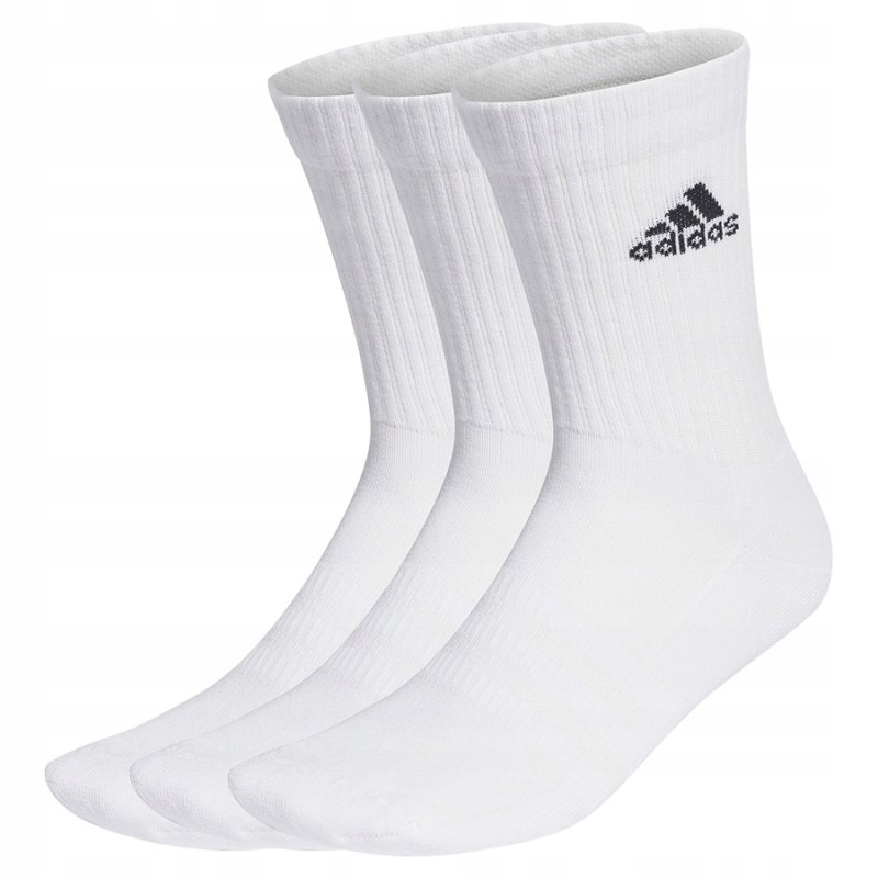 Outlet Adidas Skarpetki za kostkę 3-PAK HT3446 biały r. M 40-42 bawełnaOPIS