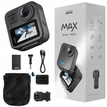 Kamera sportowa 360 GoPro MAX z wodoszczelnością HD 1080P 5.6K 360+ OPIS