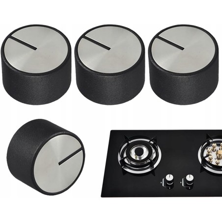 Outlet Pokrętła 6 mm zamienne uniwersalne do kuchenki gazowej 4 szt