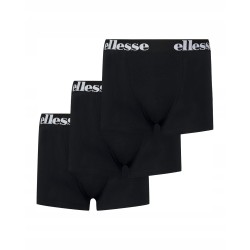 Ellesse Hali Black bokserki męskie 3-pak / r. M czarny 56% bawełna 81-86cm