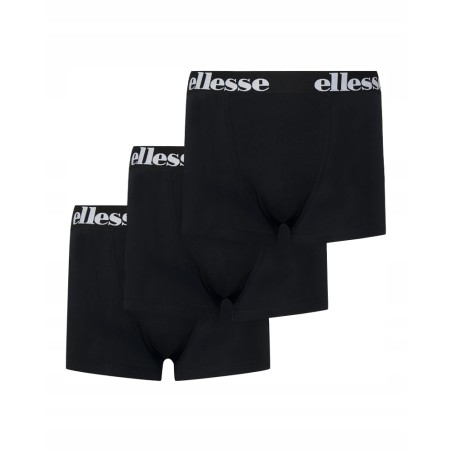 Ellesse Hali Black bokserki męskie 3-pak / r. M czarny 56% bawełna 81-86cm