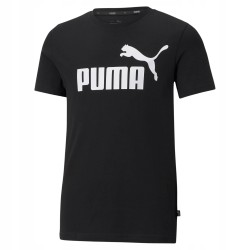 Outlet PUMA T-shirt dziecięcy czarny bawełna r. 164 REGULAR FIT OPIS