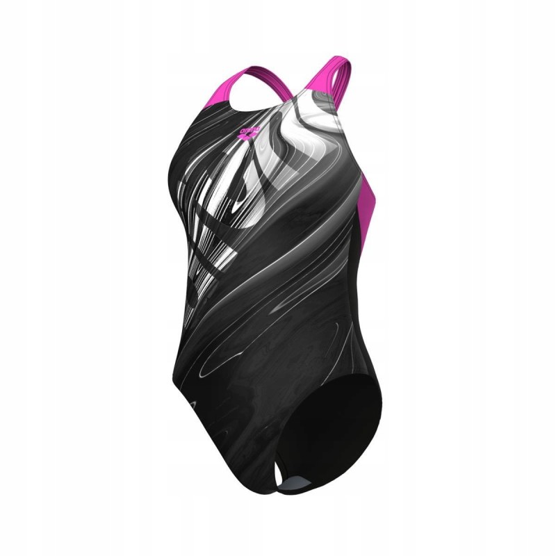 Arena strój kąpielowy jednoczęściowy czarny r. M 38 SPORTOWY OCHRONA UV