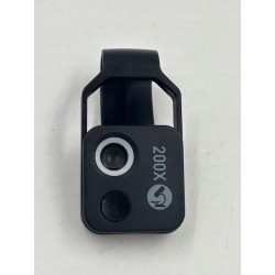 Outlet Nano Zoom 200 mikroskop do smartfona czarny z oświetleniem LED