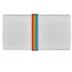 Futerał Etui Pokrowiec do Polaroid Hi Hi-Print biały z paskiem